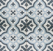 Керамогранит Venice Sky Blue Black Pre-Cut 45x45