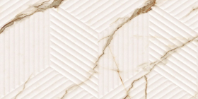LE63063A-F53 Плитка Bianco Carrara Oro Cubo Rectificado 30х60
