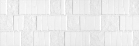 60166 Плитка Бьянка Белый матовый антикx0.9 60x20