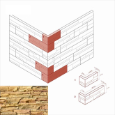 Искусственный камень Фьорд Лэнд 200-55 Угловой