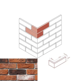 683-65 Искусственный камень Ринн Брик 683-65 Design угол 19x6.5