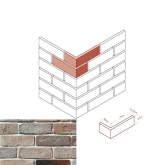 683-95 Искусственный камень Ринн Брик 683-95 Design угол 19x6.5