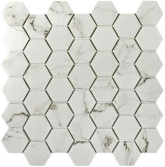 Мозаика Стеклянная мозаика Volume White 303*300