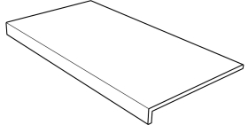 970129 Ступень Tibet Фронтальная Anti-Slip Recto Beige 33x120