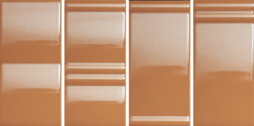 4101111 Плитка Mou Caramel Glossy Mix 6.2x12.5