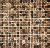 Мозаика Stone Emperador Dark TUM 4мм 30.5x30.5