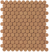 fPLY Мозаика Summer Terracotta Gres Round Mosaico R10 29.5x32.5