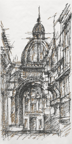 OP/A243/48017R Декор Беллони Матовый обрезнойx1 40x80