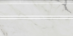 FMA033R Плинтус Коррер Белый глянцевый обрезнойx1.7 30x15