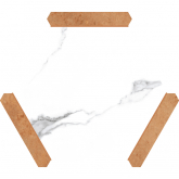 Керамогранит Avant Menorca Calacatta 22x25