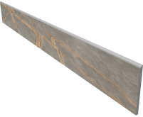 Плинтус Intense IN01 Grey Полированный 7x60