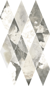 Мозаика Stellaris Dover Light Mosaico Diamond Lux 28x48