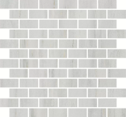 Декор Белем Мозаичный серый светлый глянцевый 32x30x0.9