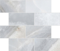 Мозаика Reves De Rex Bleu Muretto Sfalsato Mat 6mm 7.5x15 30x30