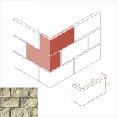 Искусственный камень Шеффилд 430-15 Угол 32x20