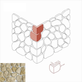 Искусственный камень Хантли 605-15 Угол