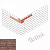 Искусственный камень Бран Брик 698-75 Угол 33x4