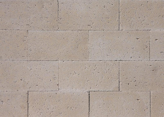 Искусственный камень Ракушечник Рядовой элемент 12.01 Слоновая кость без фаски