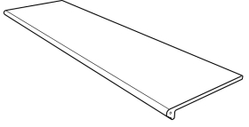 Ступень Marble Фронтальная Smooth Round. Pulpis 33x120