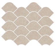 Декор Касабланка Наборный бежевый светлый матовый обрезной 30x25x0.9