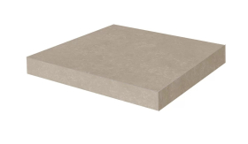 Ступень Касабланка Угловая клееная HP бежевый светлый матовый обрезнойx0.9 33x33