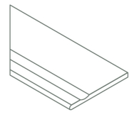 Бордюр Avantgarde X2 Pure Bordo Svasato Round SX 30x120