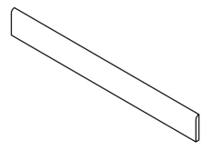 Плинтус Forte dei Marmi Rock Tiffany White Battiscopa 7.2x60