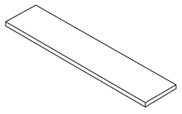 Ступень Forte dei Marmi Rock Siberian Ivory Scalino Angolare SX 33x120