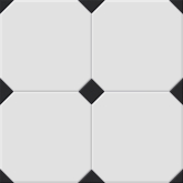 Керамогранит Betera Black-White R 58x58