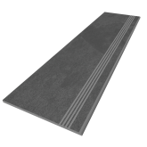 Steptrade/TE04_NS/30x120x10 Ступень Terra TE04 Black Неполированная 30x120