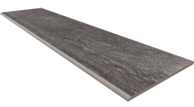 Ступень Tramontana TN02 Anthracite Неполированная с насечками 30x120