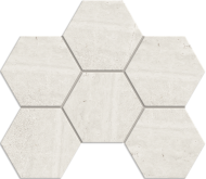 Mosaic/KA00_NS/25x28.5x10/Hexagon Декор Kailas KA00 Ivory Hexagon Неполированная 25x28.5
