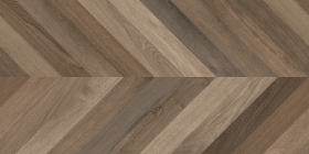Керамогранит Wood Latina Brown Chevron M Коричневый матовый карвинг 60x120
