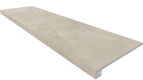 Ступень Magmas Комплект MM00 Ivory ( 33x120 неполированный прямоугольный бортик без насечек + Подступенок 14.5x120)