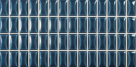 Плитка 3D Bars Bevel Sapphire Gloss 12.5x25