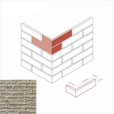Искусственный камень Берн брик 399-15 Design Угол