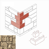 Искусственный камень Дарем 512-15 Угол 16x27.5