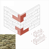 Искусственный камень Кросс Фелл 101-95 Угол