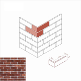 Искусственный камень Линц Брик 369-45 Design Угол