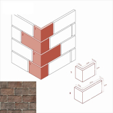 Искусственный камень Лорн 418-45 Угол 26.5x15