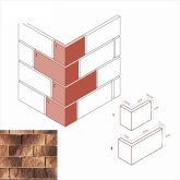 Искусственный камень Лорн 415-05 Угол 26.5x15