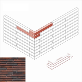 Искусственный камень Реген Брик 690-75 Угол 33x4