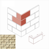 Искусственный камень Тилл 450-15 Угол 24x12.5