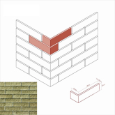 Искусственный камень Толедо 401-95 Угол