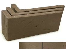 Клинкерная плитка Moon Brown Угловая 2401 (Y) 185x60x71x14