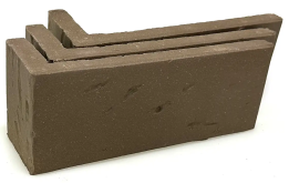 Клинкерная плитка Moon Brown Угловая АК 2409 (Y) 185x60x71x14