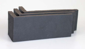 Клинкерная плитка Plato Black Угловая AB 7103 (Y)x71x14 18.5x7.1