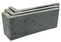 Клинкерная плитка Moon Black Угловая AB 7403 (Y)x71x14 18.5x7.1