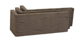 Клинкерная плитка Koro Brown Угловая AC 2204 (Y) 185x60x71x14