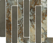 Декор Tandem Mosaico Trellick Tassili Antracita 30x24.2